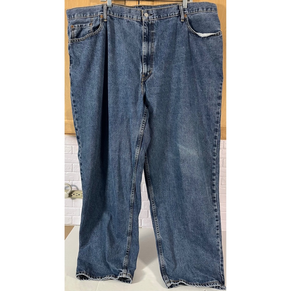 Levi's 560 Jeans Mens 48x32 Blue Excellent Comfort Fit Tapered Leg Denim